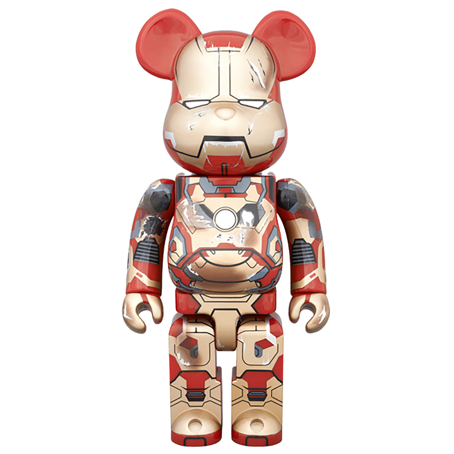 BE@RBRICK IRON MAN MARK XLII（42） 
DAMAGE Ver. 400%