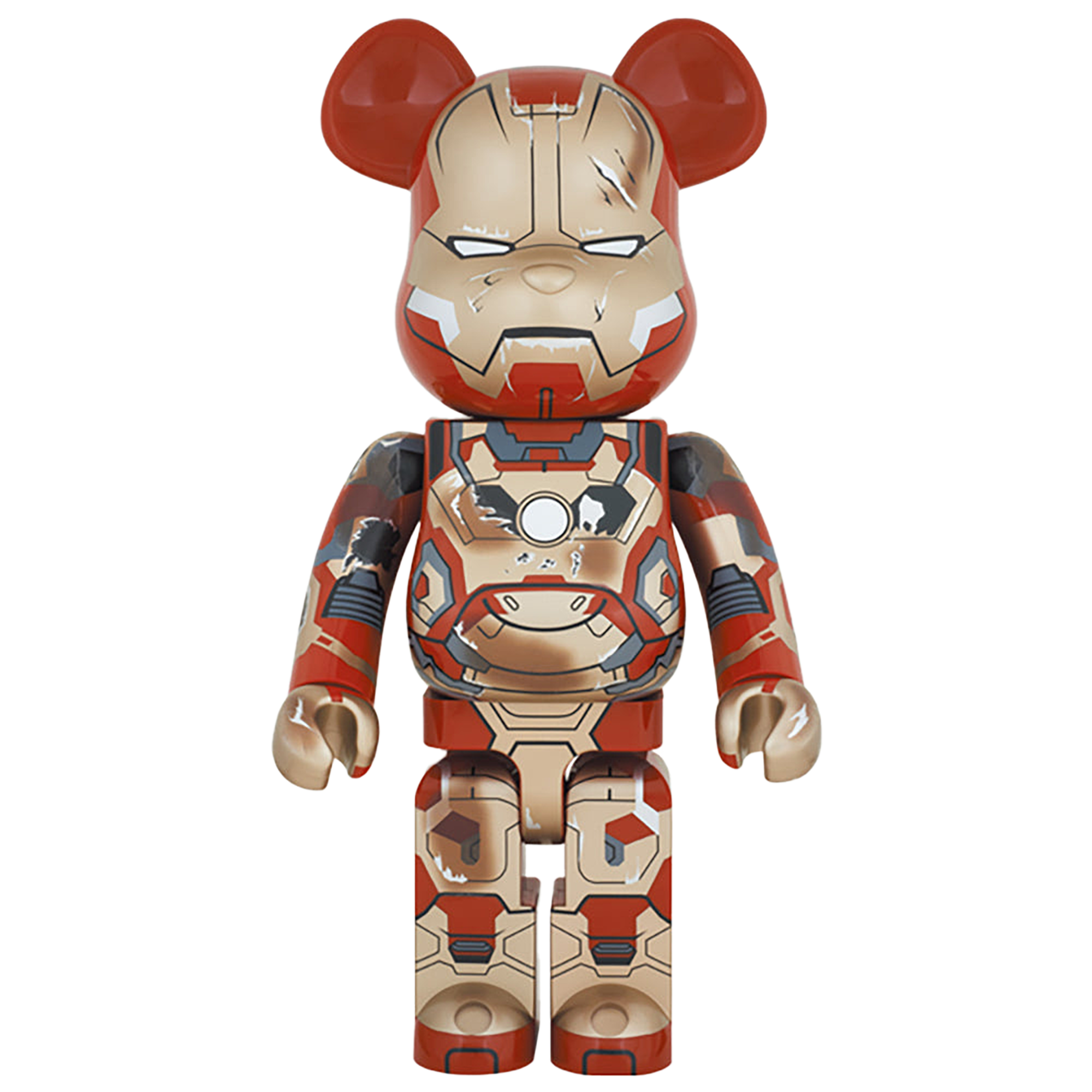 BE@RBRICK IRON MAN MARK XLII（42） 
DAMAGE Ver. 1000%