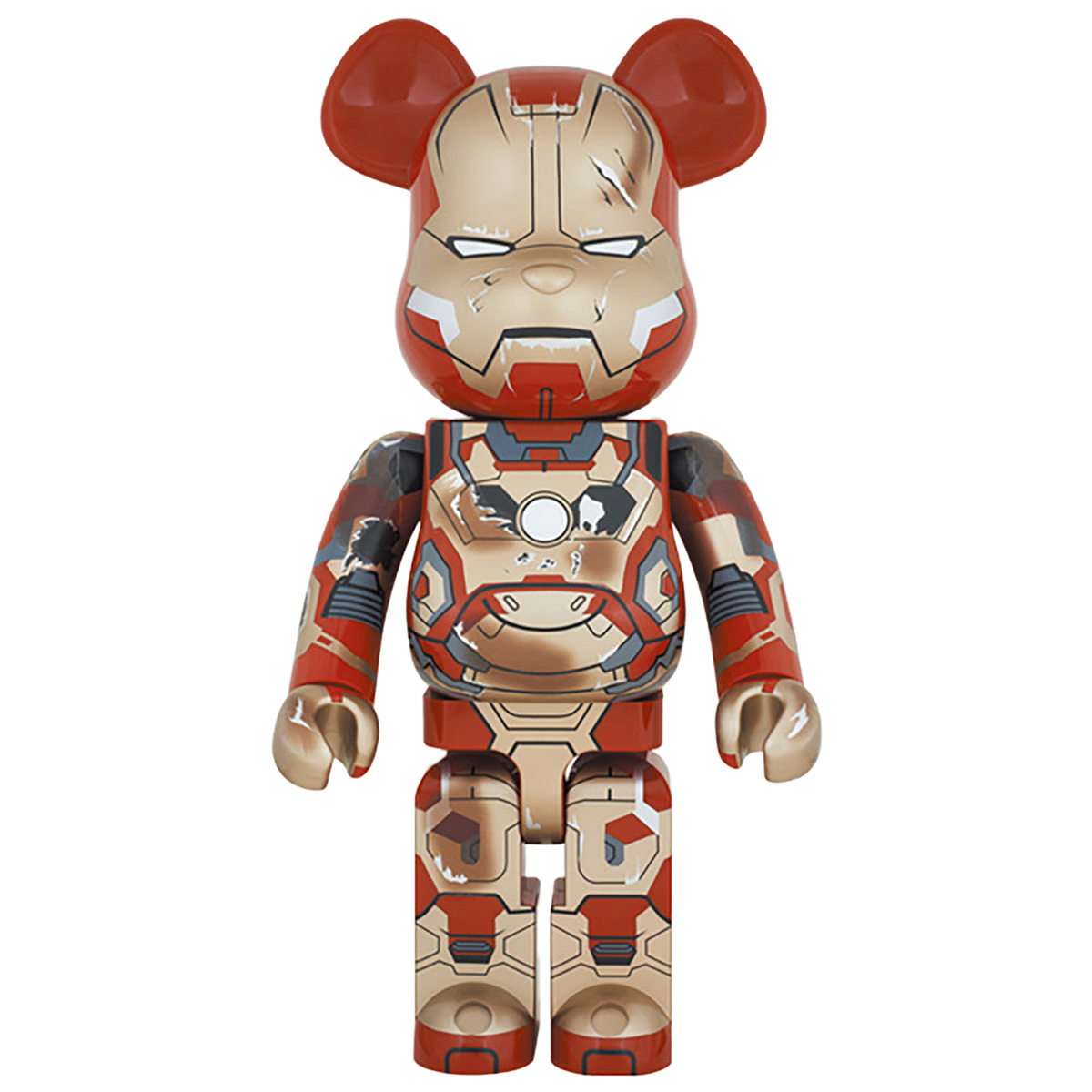 BE@RBRICK IRON MAN MARK XLII（42） 
DAMAGE Ver. 1000%