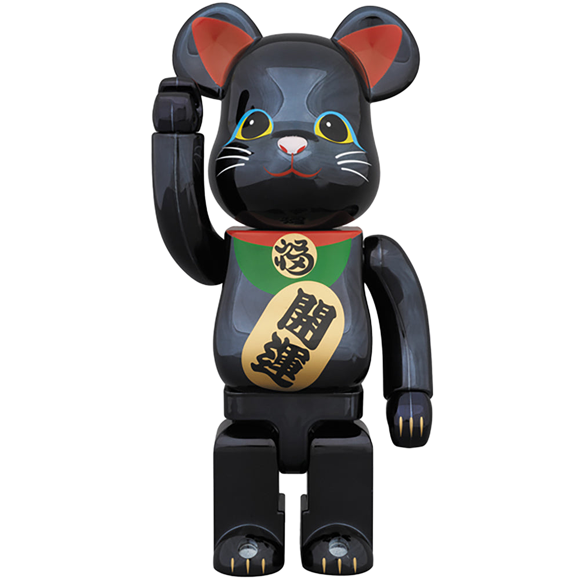 BE@RBRICK 招き猫 黒メッキ 400％