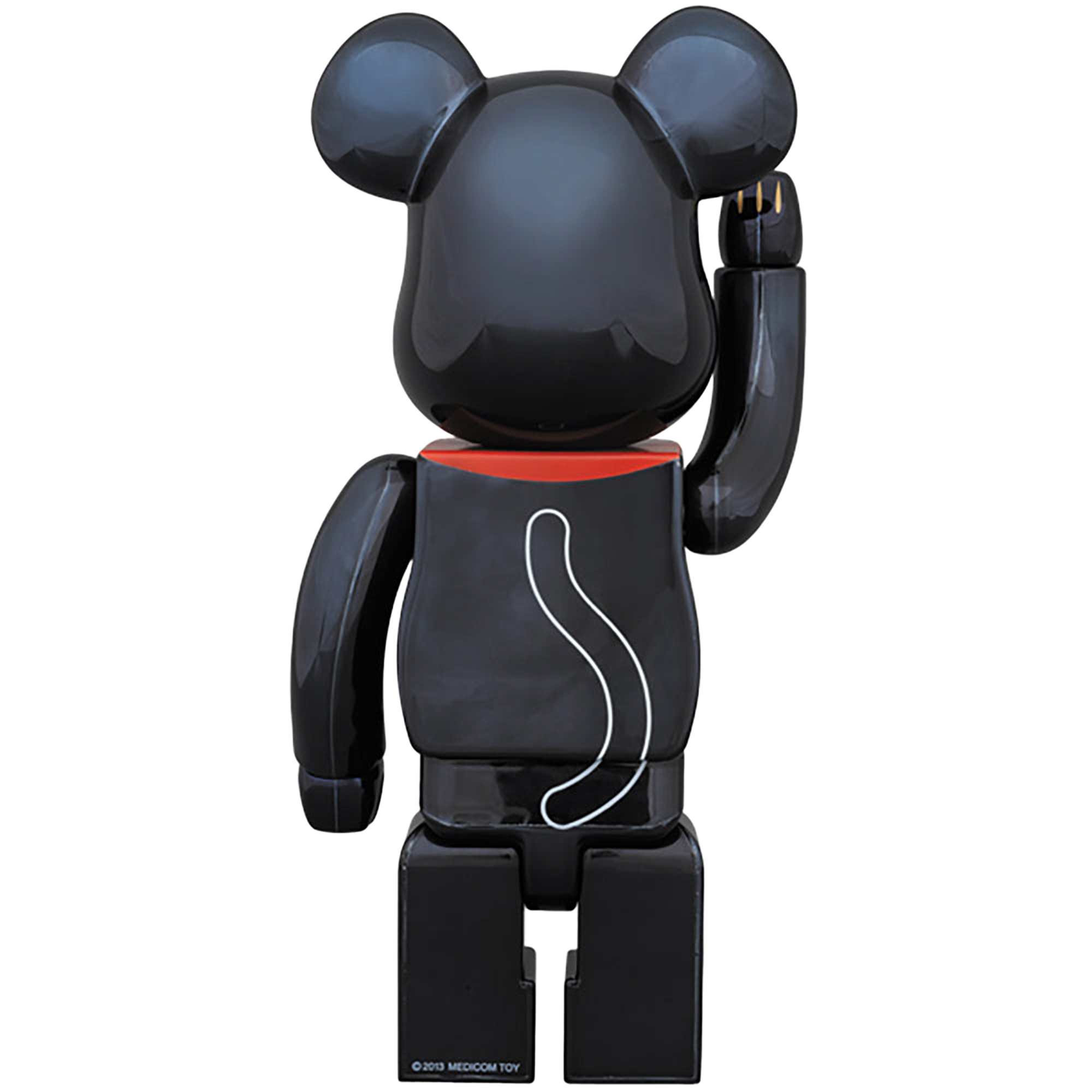 BE@RBRICK 招き猫 黒メッキ 400％