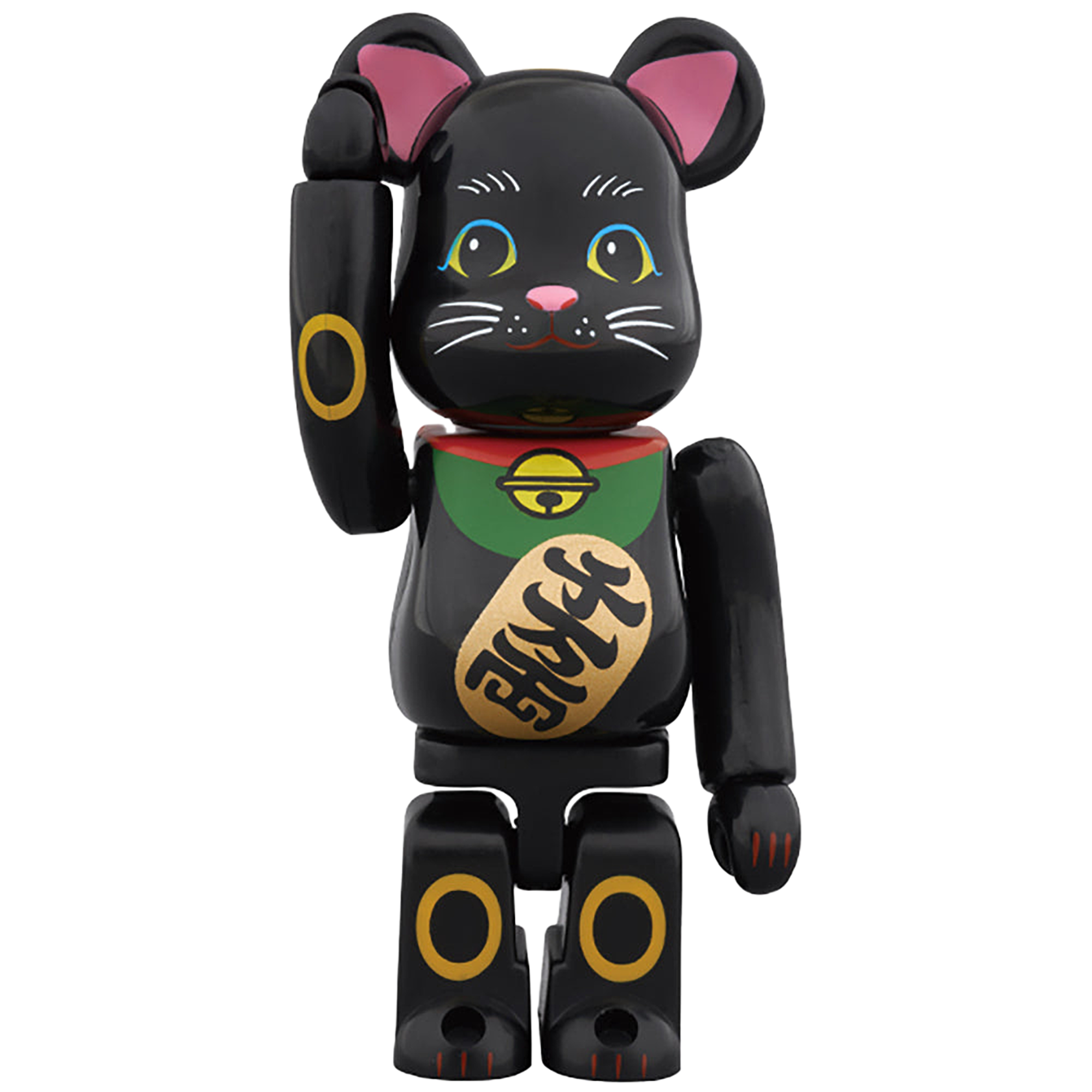 BE@RBRICK 招き猫 黒 弐 100％