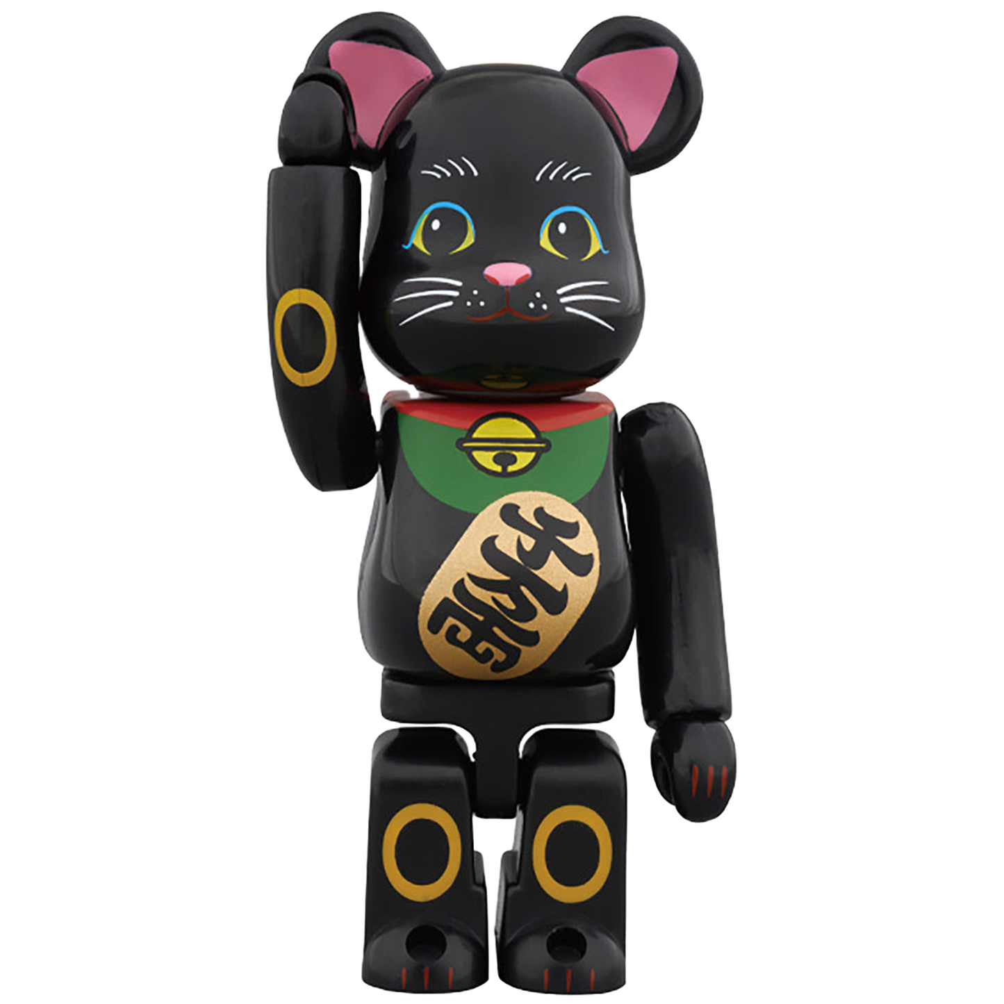 BE@RBRICK 招き猫 黒 弐 100％