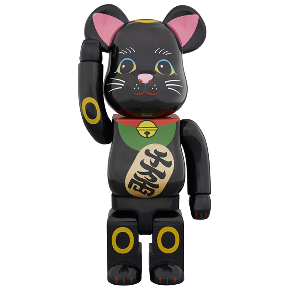 BE@RBRICK 招き猫 黒 弐 400％_0