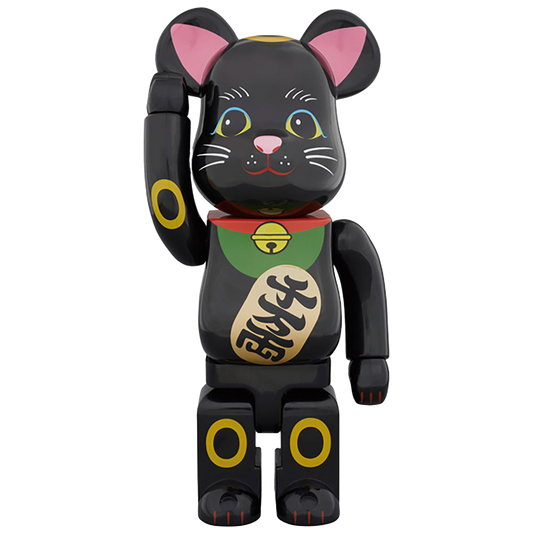 BE@RBRICK 招き猫 黒 弐 400％