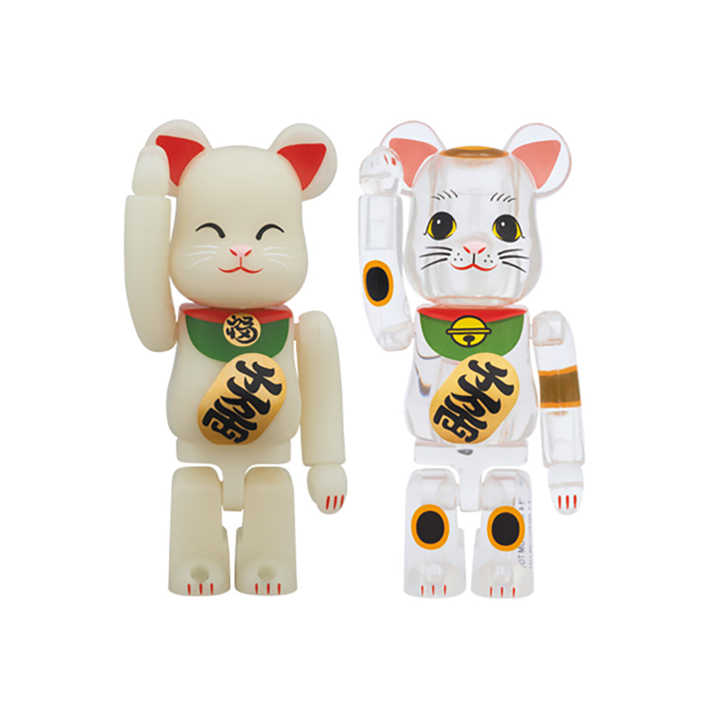 BE@RBRICK 招き猫 蓄光／透明
_0