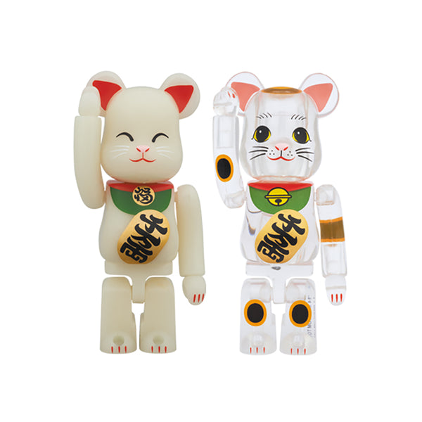 BE@RBRICK 招き猫 蓄光／透明 | MEDICOM TOY OFFICIAL STORE