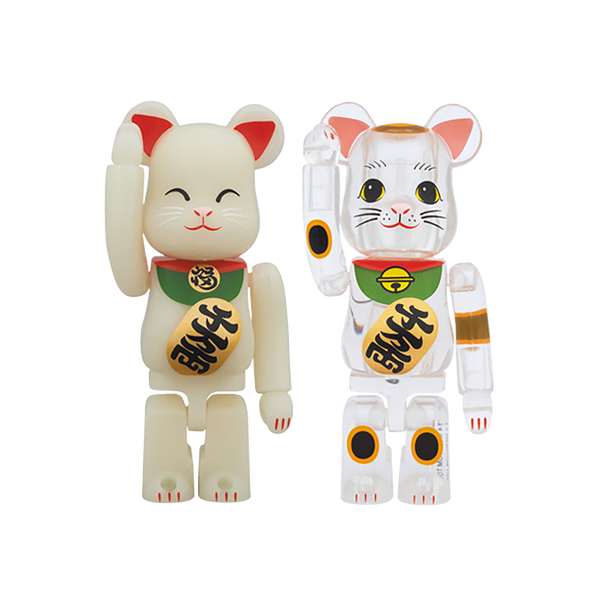 BE@RBRICK 招き猫 蓄光／透明 | MEDICOM TOY OFFICIAL STORE