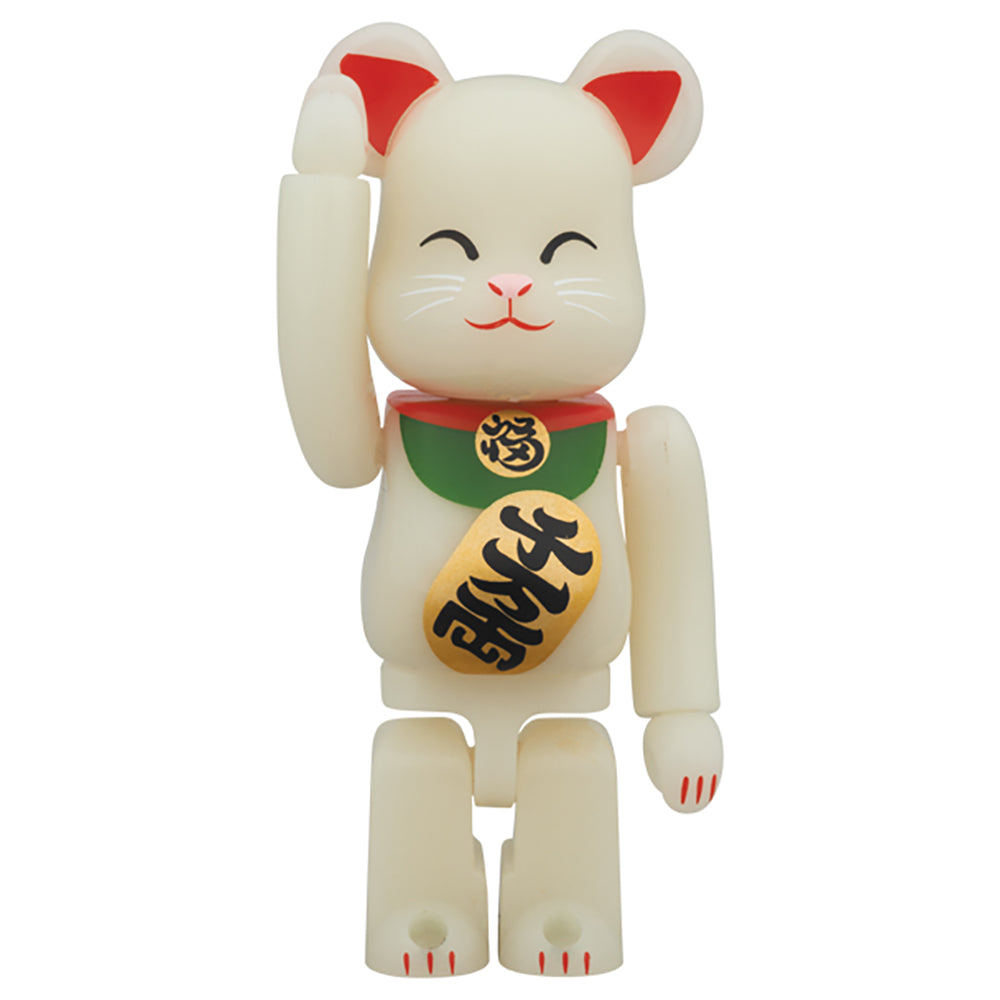 BE@RBRICK 招き猫 蓄光／透明
_1