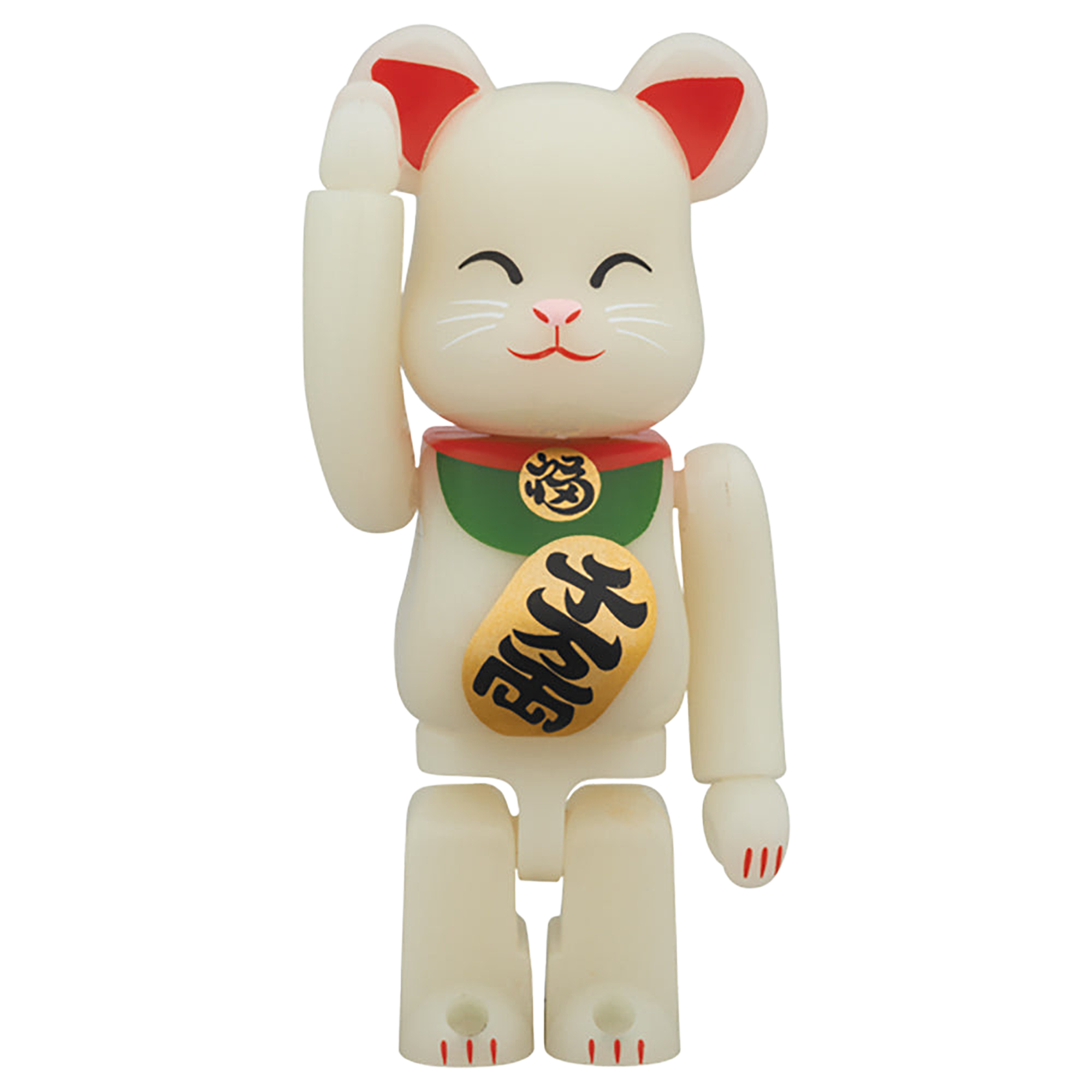 BE@RBRICK 招き猫 蓄光／透明
