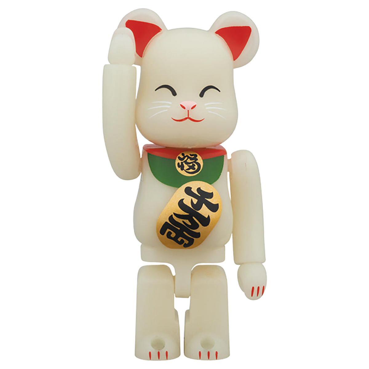 BE@RBRICK 招き猫 蓄光／透明