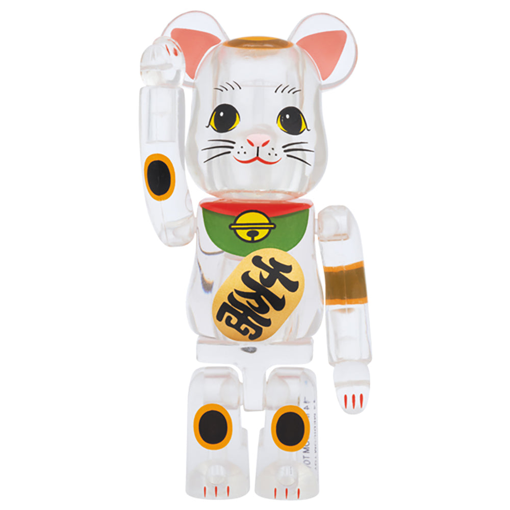 BE@RBRICK 招き猫 蓄光／透明
_4