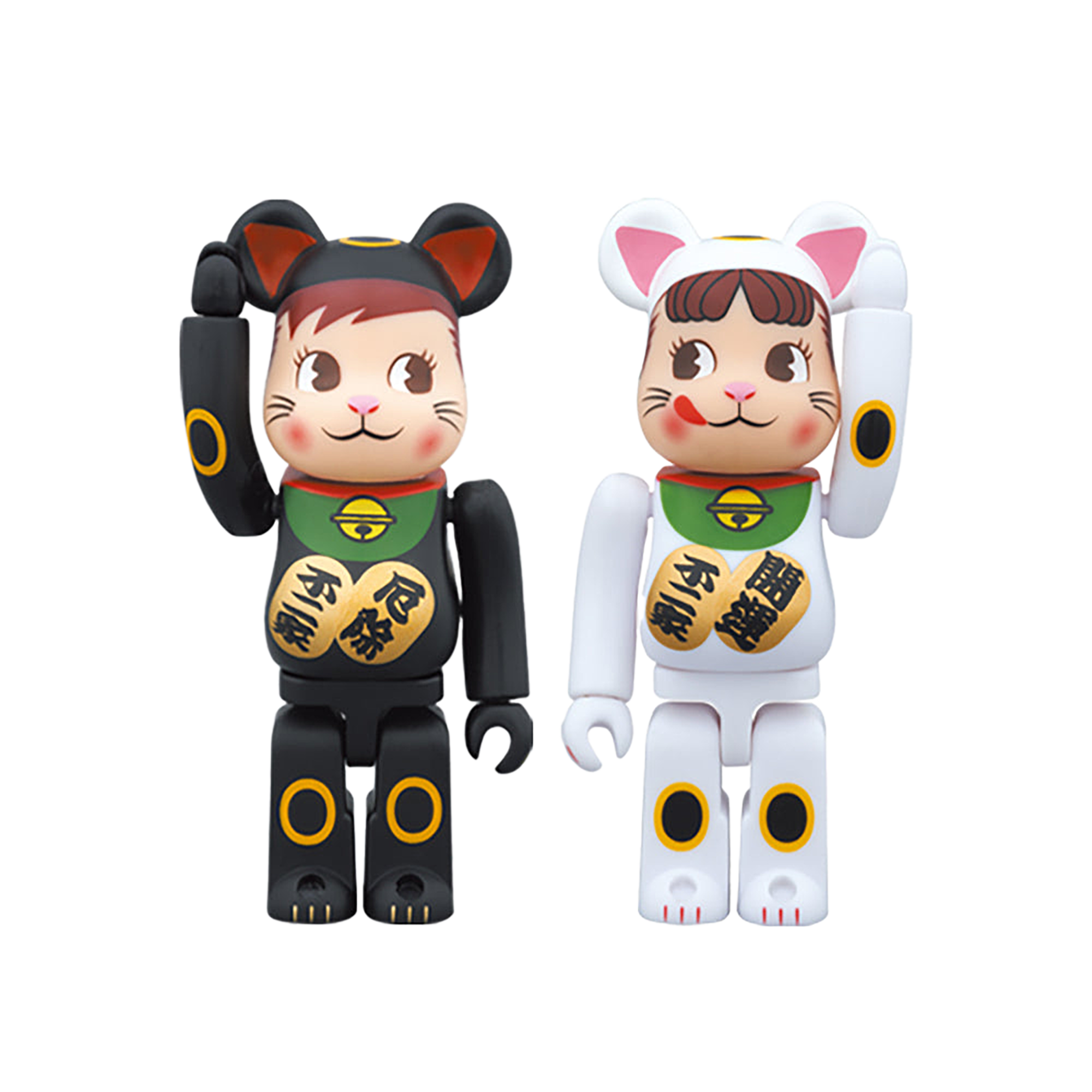 BE@RBRICK 招き猫ペコちゃん&ポコちゃん 2体セット