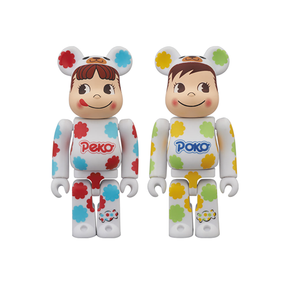BE@RBRICK 着ぐるみペコちゃん & ポコちゃん 2体セット_0