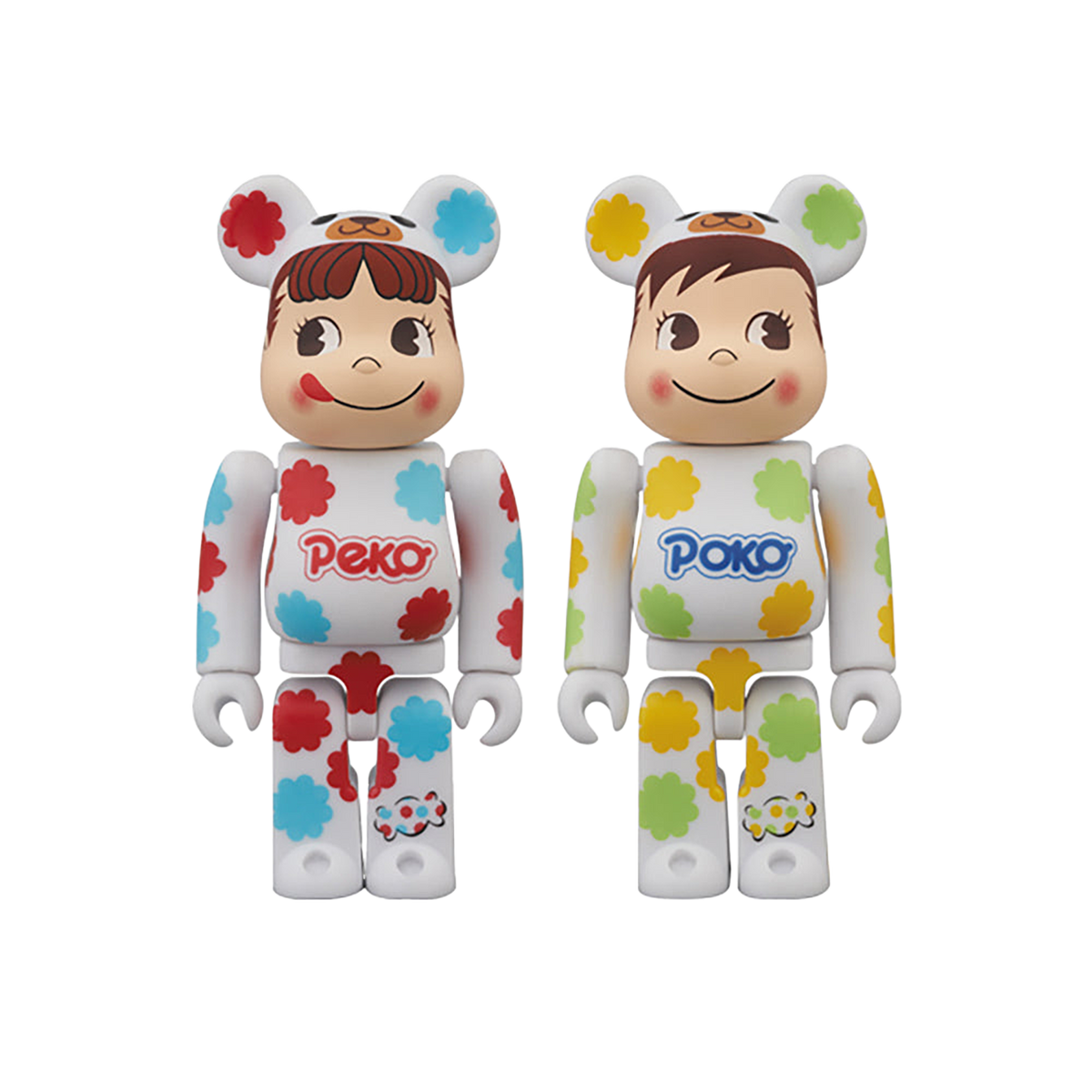 BE@RBRICK 着ぐるみペコちゃん & ポコちゃん 2体セット