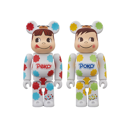 BE@RBRICK 着ぐるみペコちゃん & ポコちゃん 2体セット