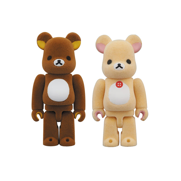 【受注限定】ベアブリック リラックマ コリラックマ 100% フロッキー BE@RBRICK リラックマ / コリラックマ フロッキーVer. | MEDICOM TOY