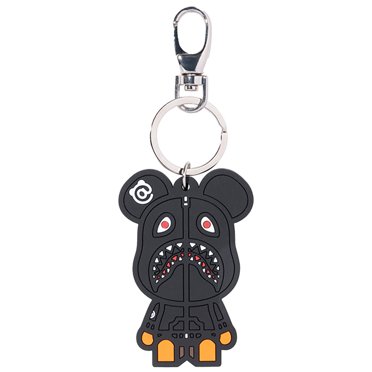 BE@RBRICK SHARK SILICON KEYCHAIN