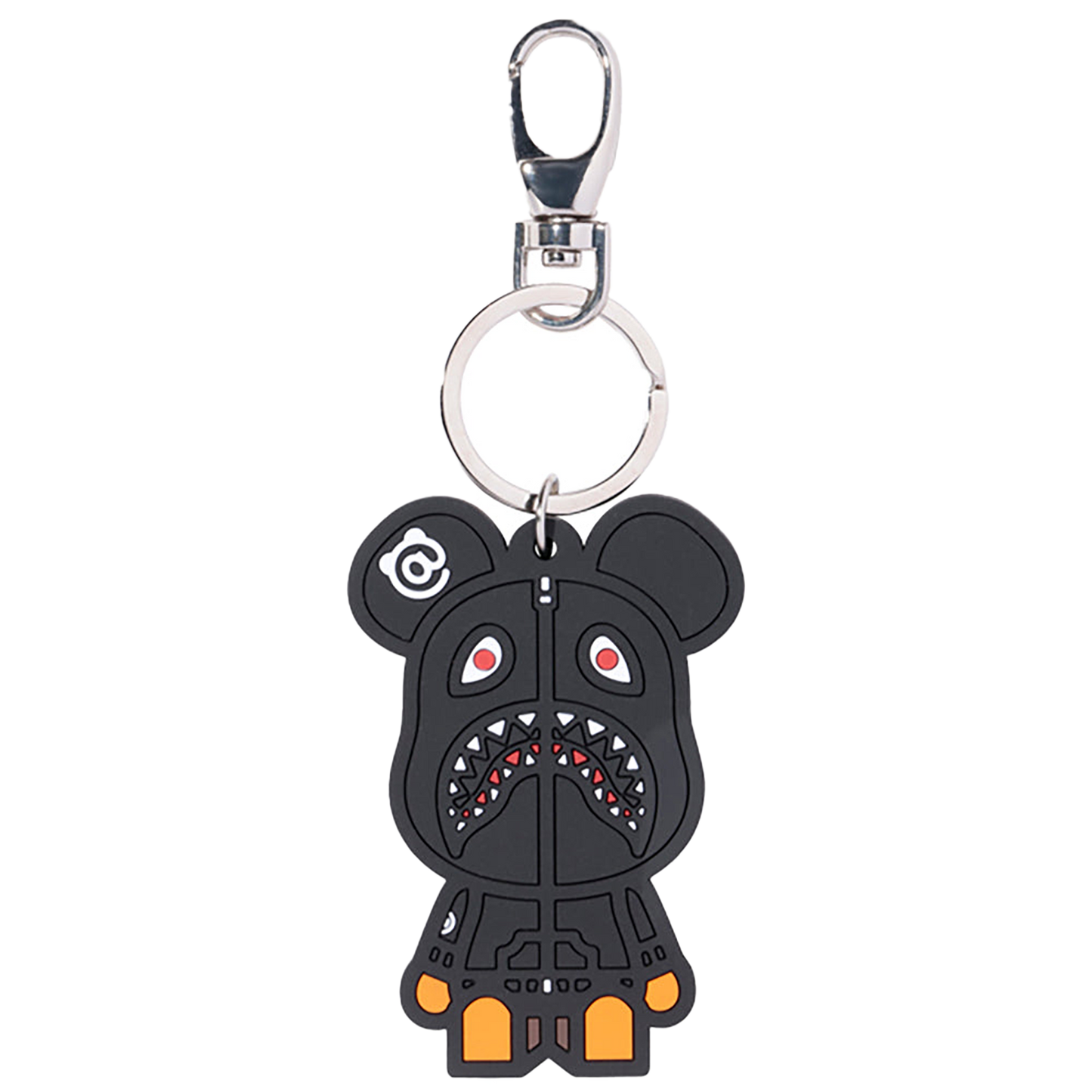 BE@RBRICK SHARK SILICON KEYCHAIN