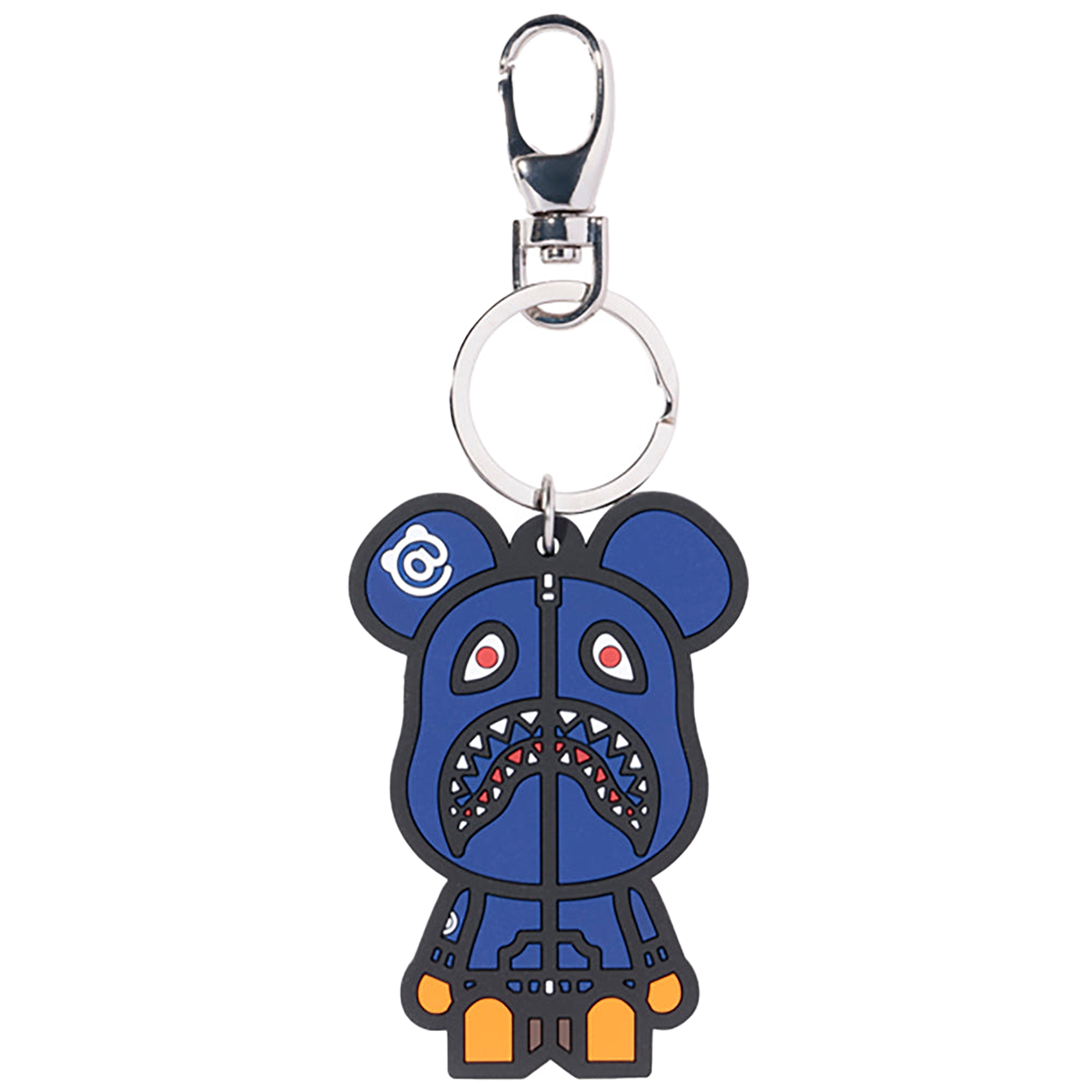 BE@RBRICK SHARK SILICON KEYCHAIN