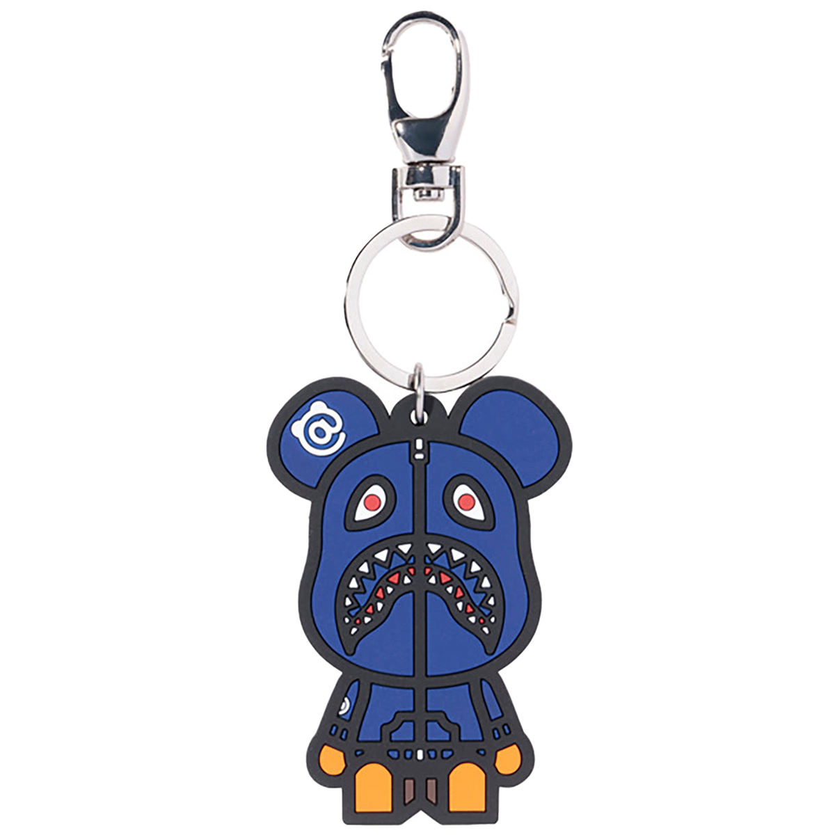 BE@RBRICK SHARK SILICON KEYCHAIN