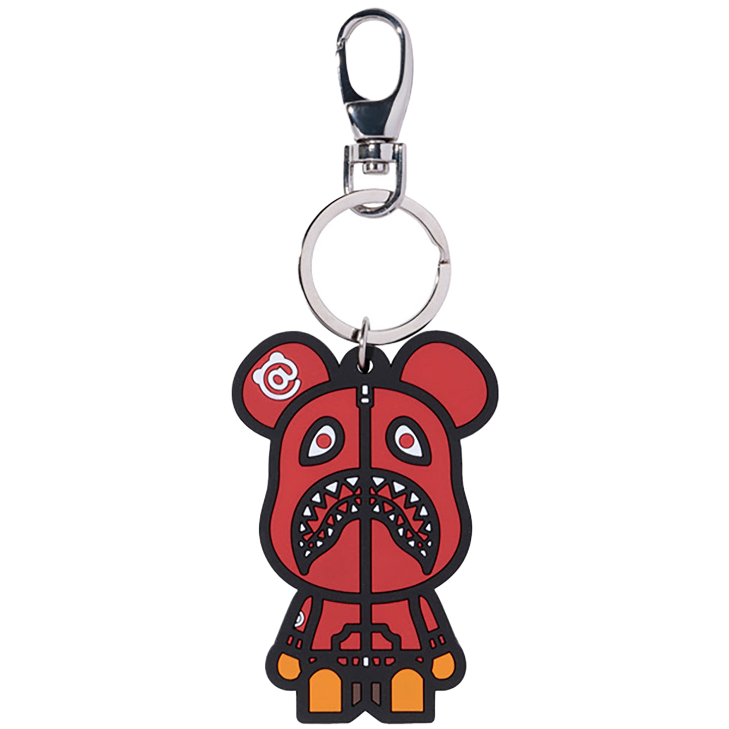 BE@RBRICK SHARK SILICON KEYCHAIN