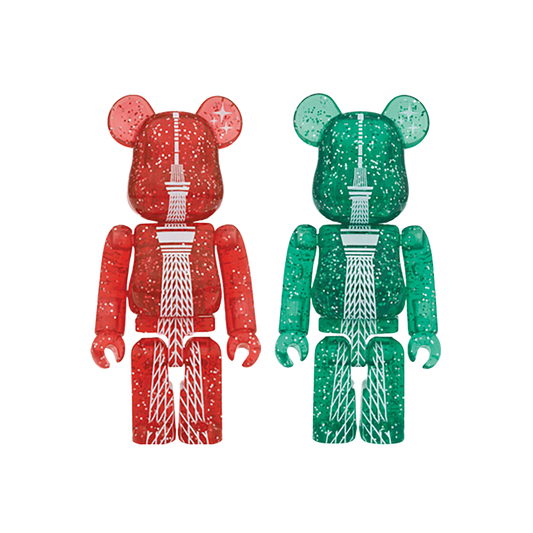 TOKYO SKYTREE(R) BE@RBRICK 2014 CHRISTMAS Ver. RED／GREEN