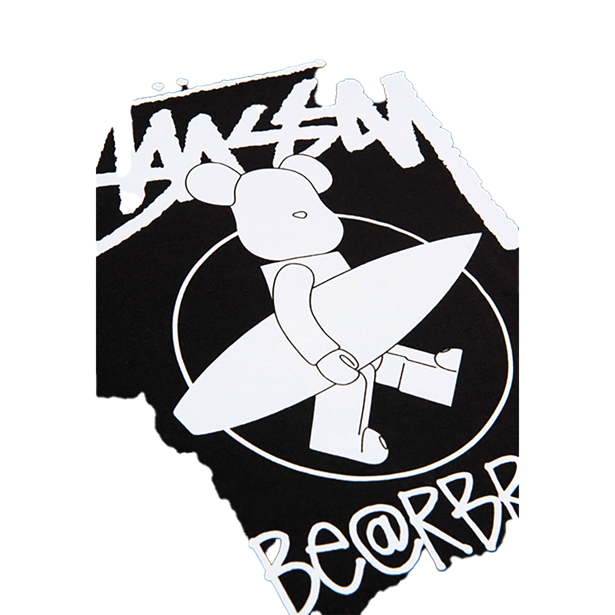BE@RTEE STUSSY-SURFBE@R (BLACK)