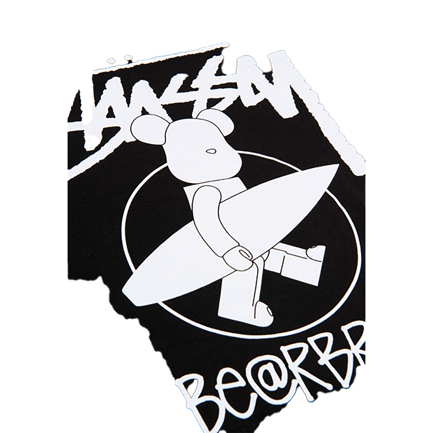 BE@RTEE STUSSY-SURFBE@R (BLACK)