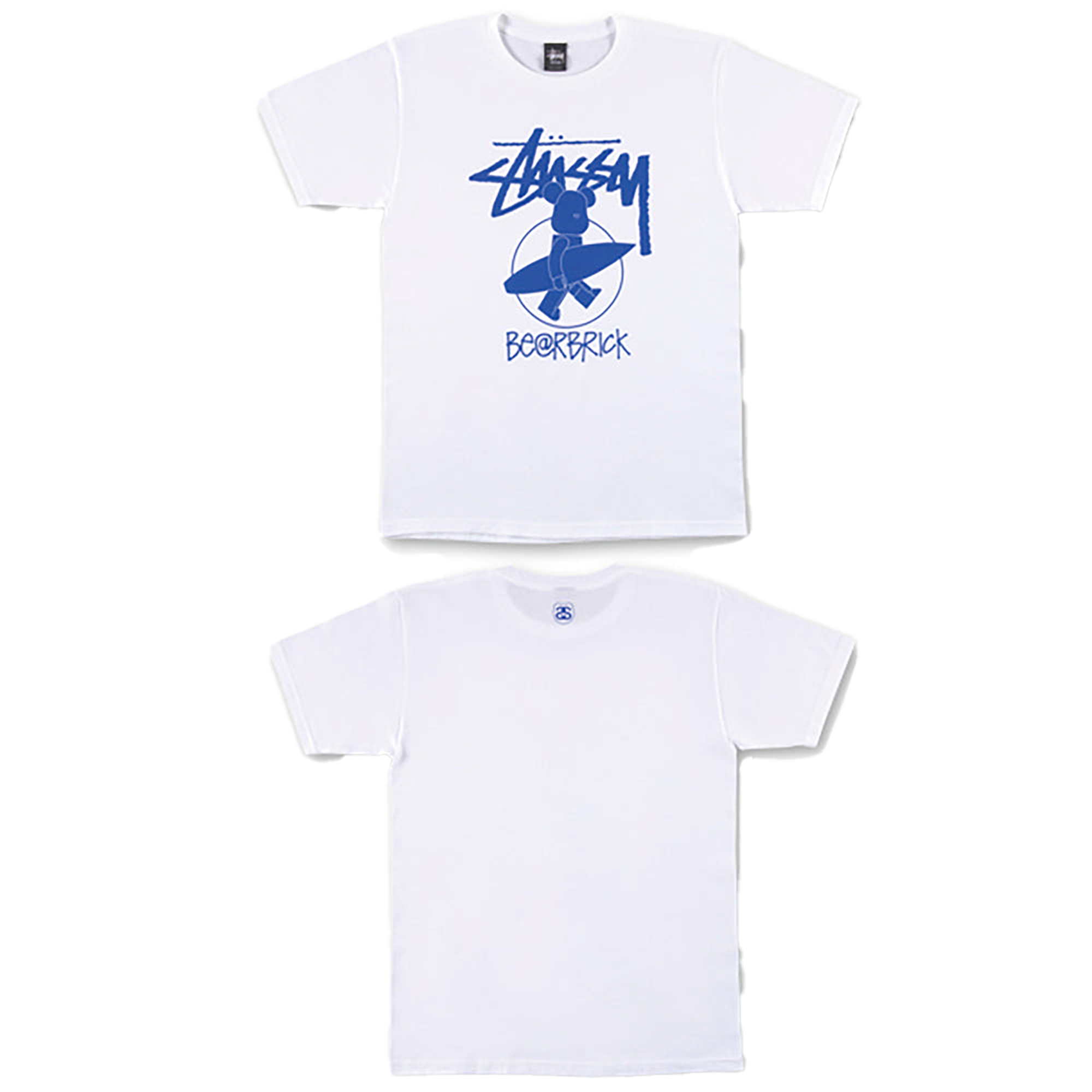 BE@RTEE STUSSY-SURFBE@R (WHITE)