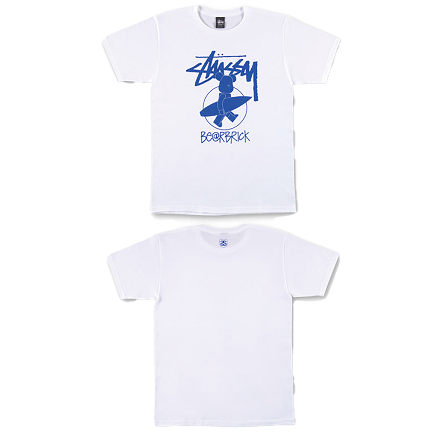 BE@RTEE STUSSY-SURFBE@R (WHITE)