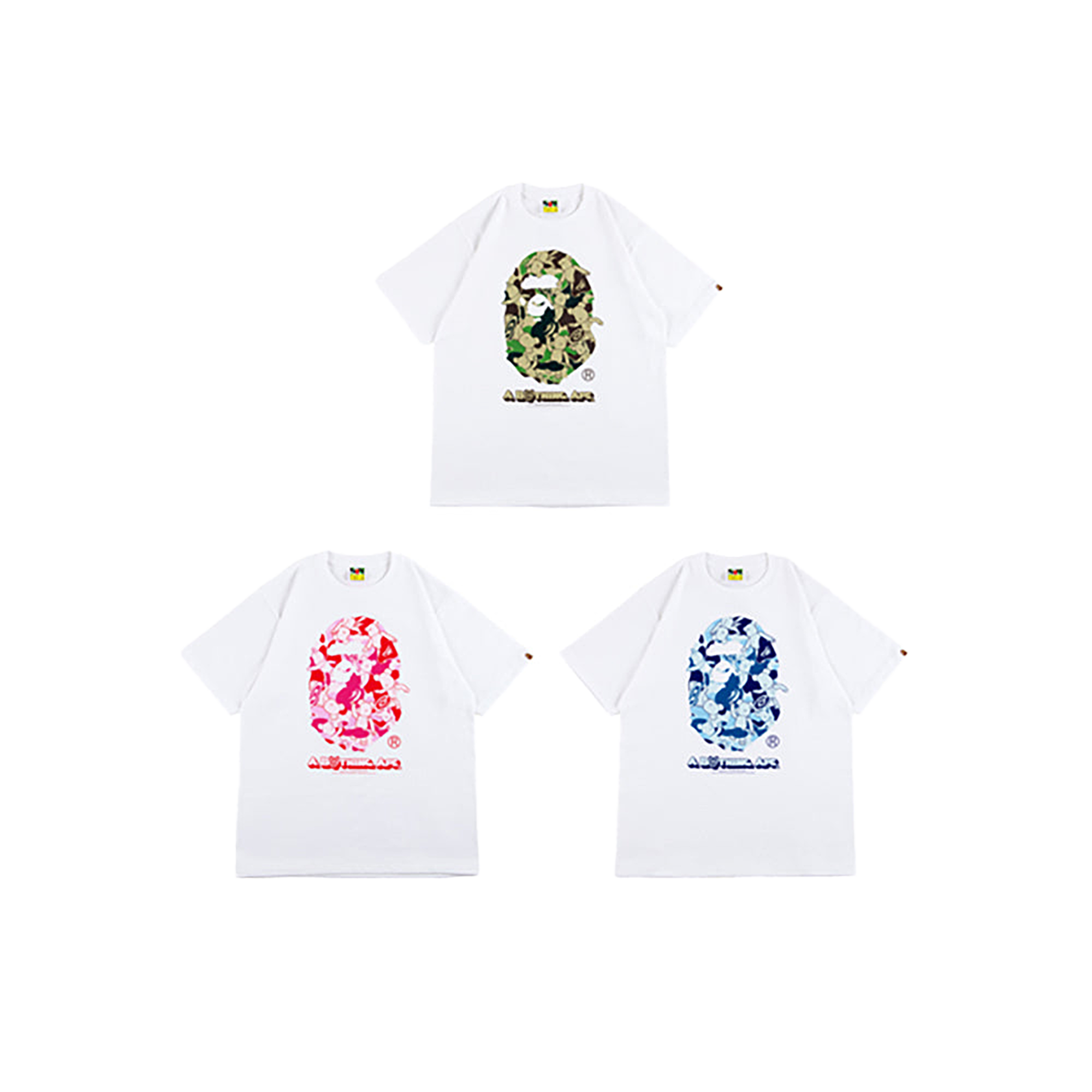BE@RTEE BAPE(R)-BE@R CAMO