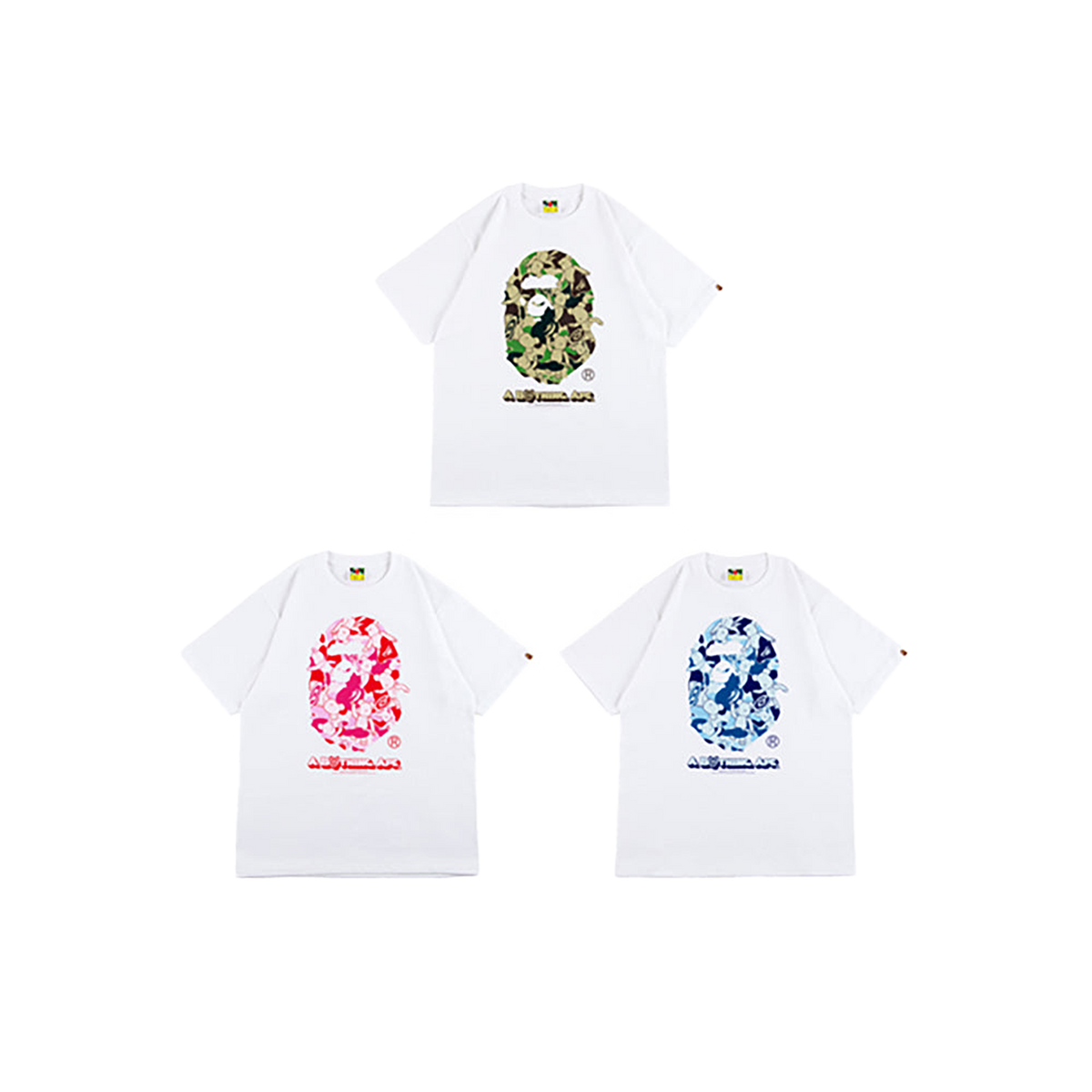 BE@RTEE BAPE(R)-BE@R CAMO