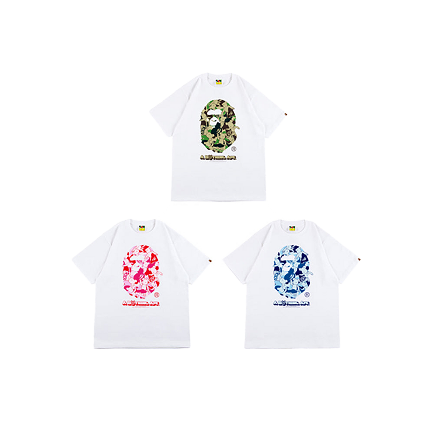 BE@RTEE BAPE(R)-BE@R CAMO