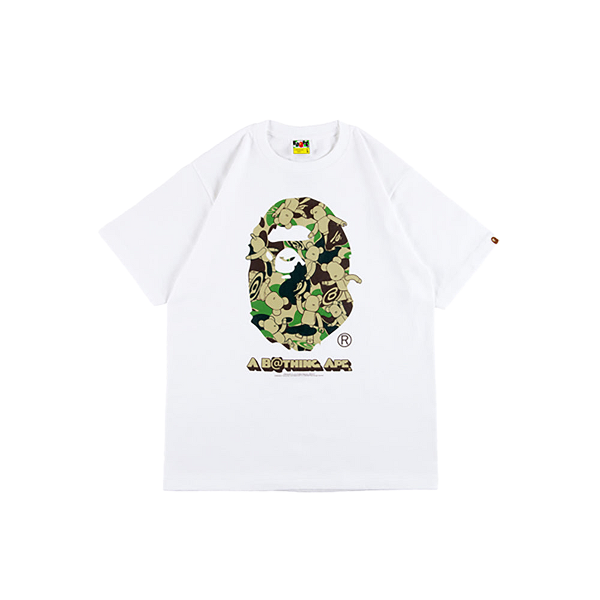BE@RTEE BAPE(R)-BE@R CAMO