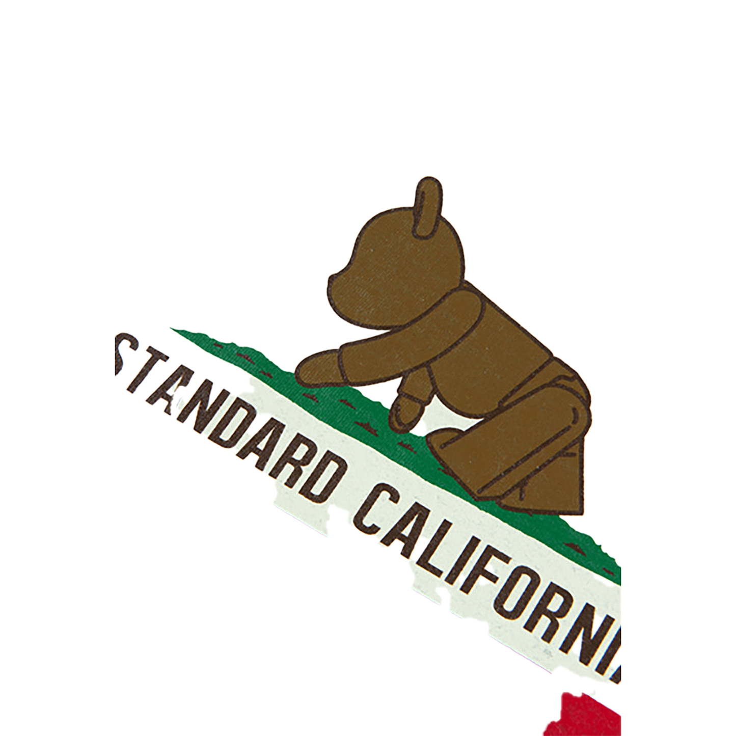 BE@RTEE STANDARD CALIFORNIA-FLAG