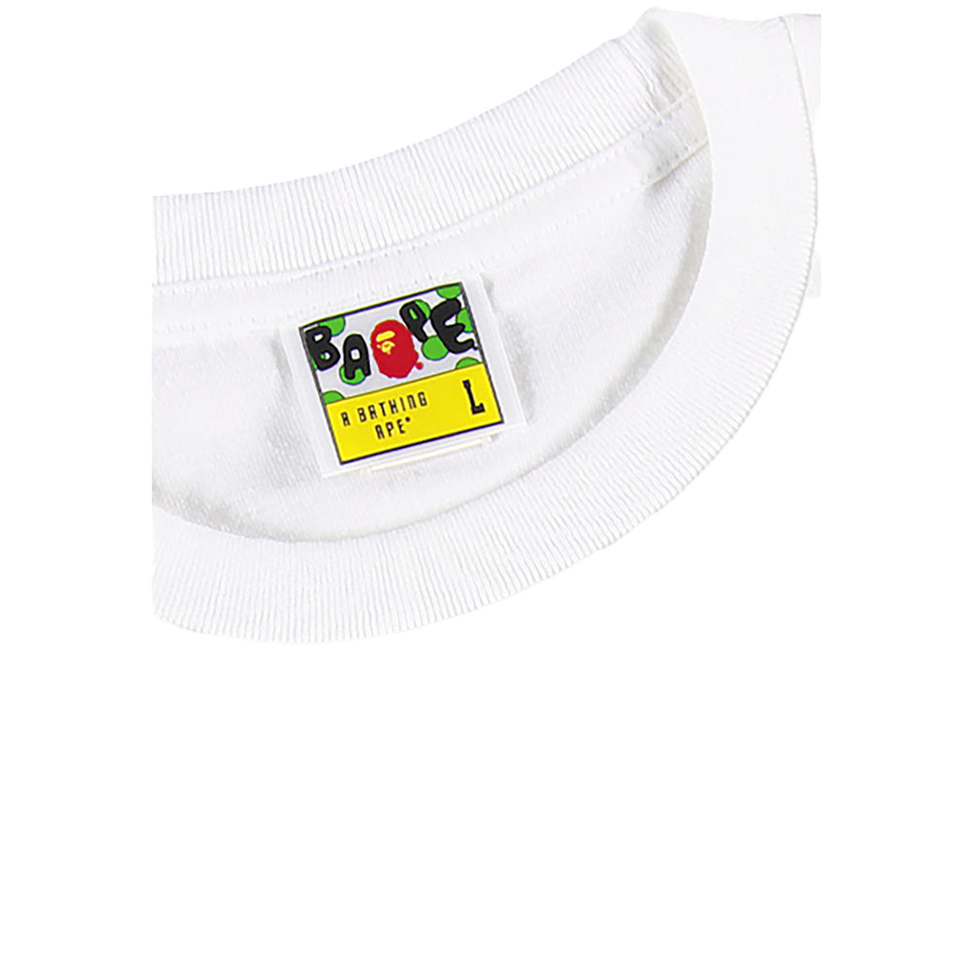 BE@RTEE BAPE(R)-ABC SHARK (WHITE×BLUE)