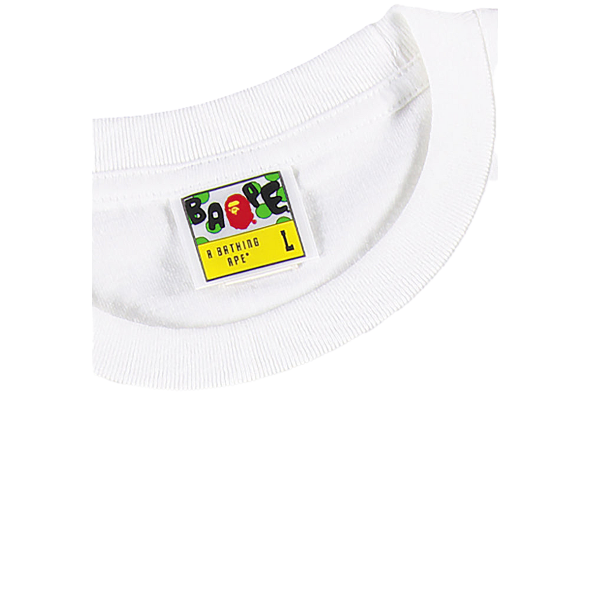 BE@RTEE BAPE(R)-ABC SHARK (WHITE×BLUE)