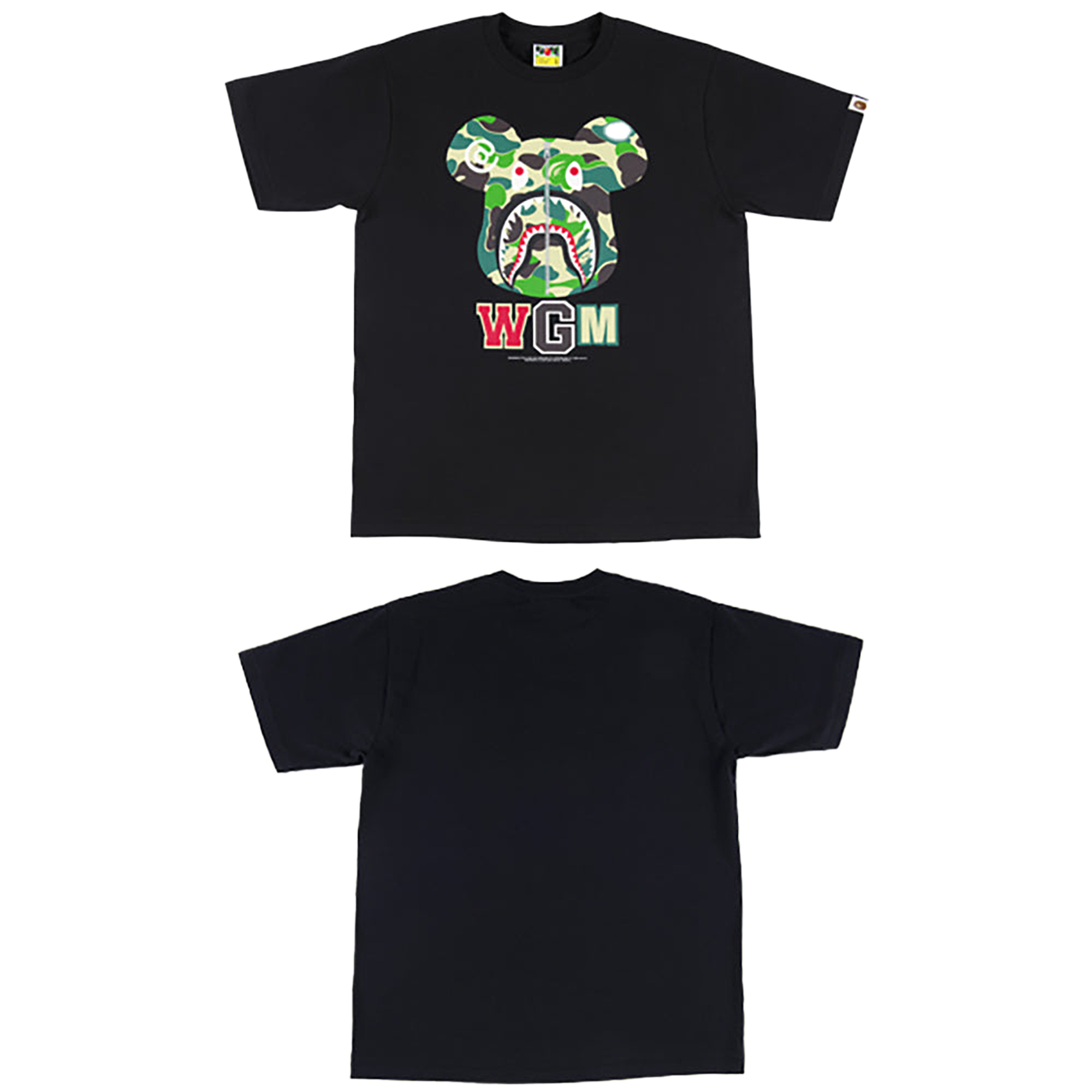 BE@RTEE BAPE(R)-ABC SHARK (BLACK)