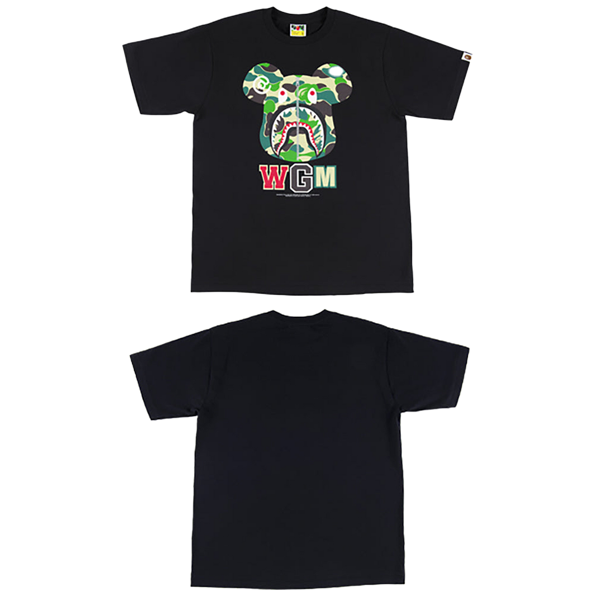 BE@RTEE BAPE(R)-ABC SHARK (BLACK)