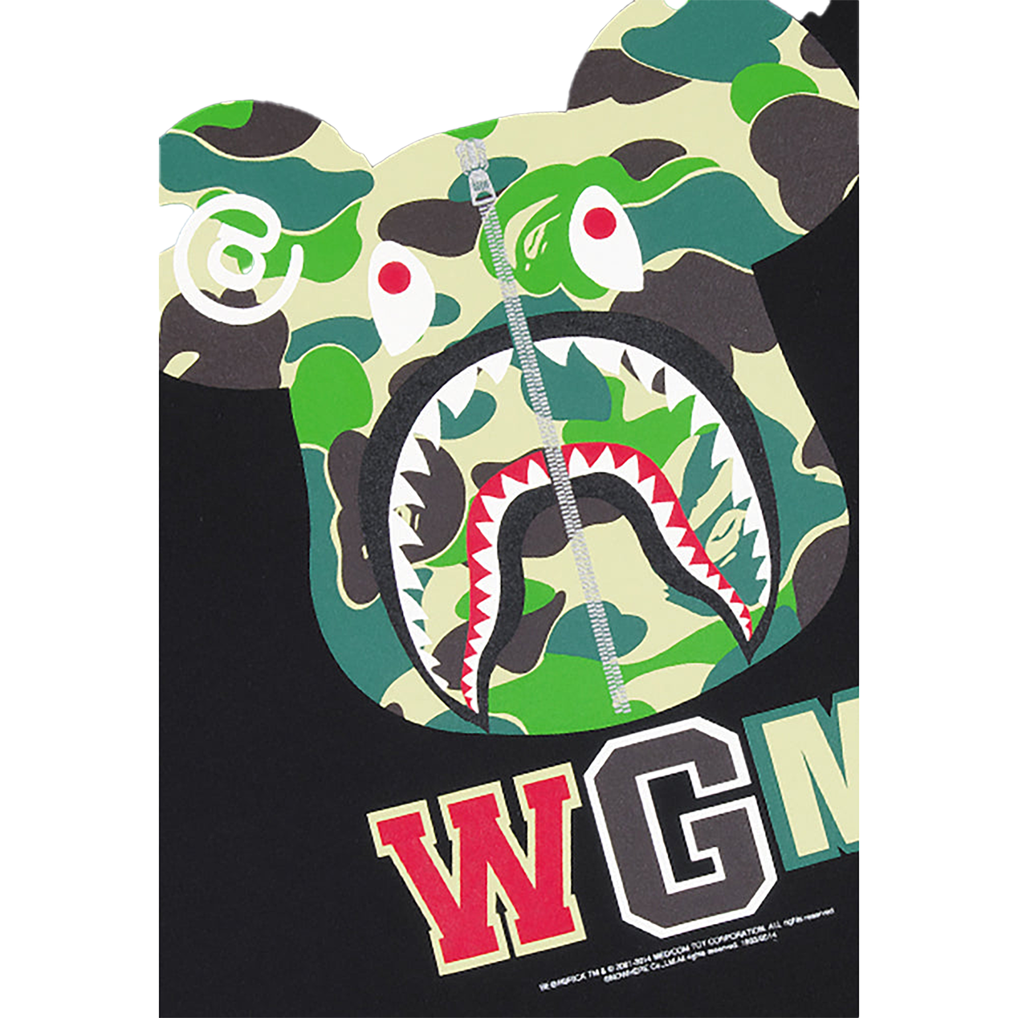 BE@RTEE BAPE(R)-ABC SHARK (BLACK)