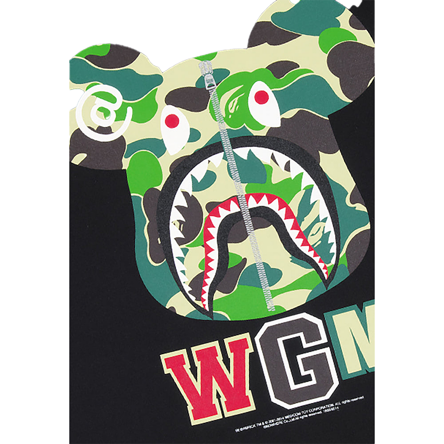 BE@RTEE BAPE(R)-ABC SHARK (BLACK)