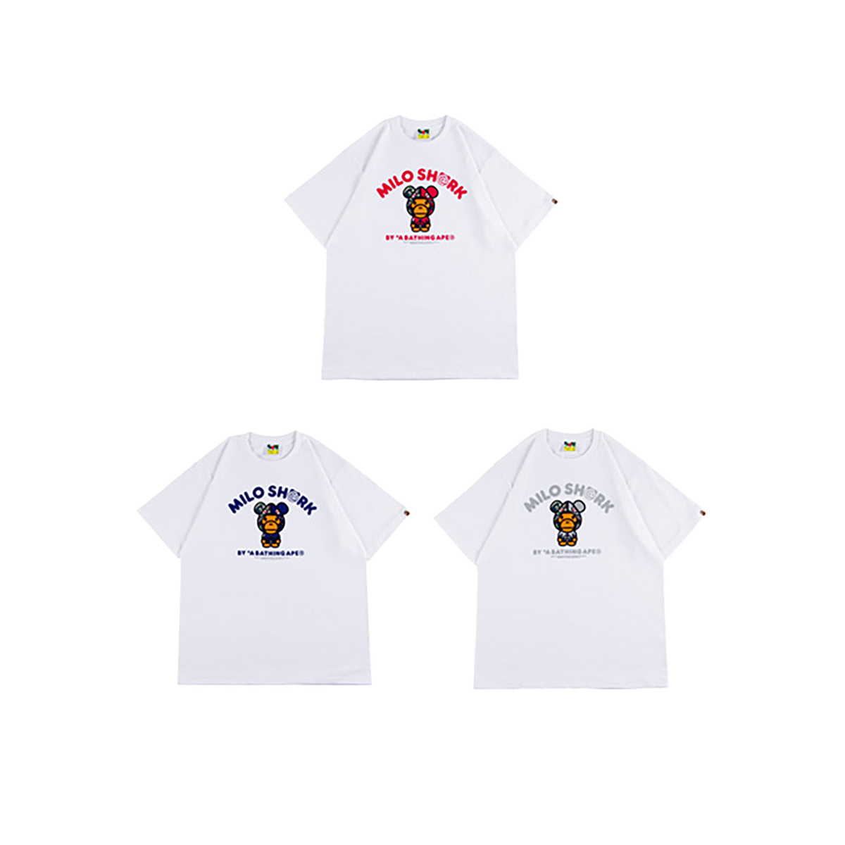 18MLE-BE@RTEE BAPE(R) BABY MILO(R) SH@RK 2018