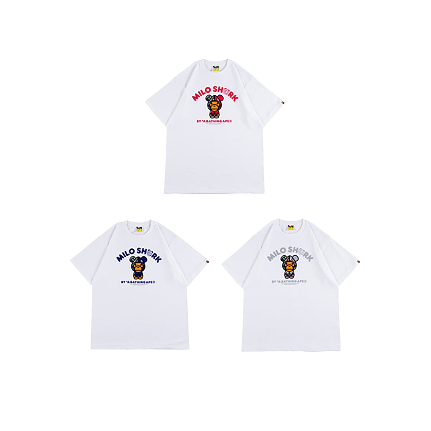 18MLE-BE@RTEE BAPE(R) BABY MILO(R) SH@RK 2018