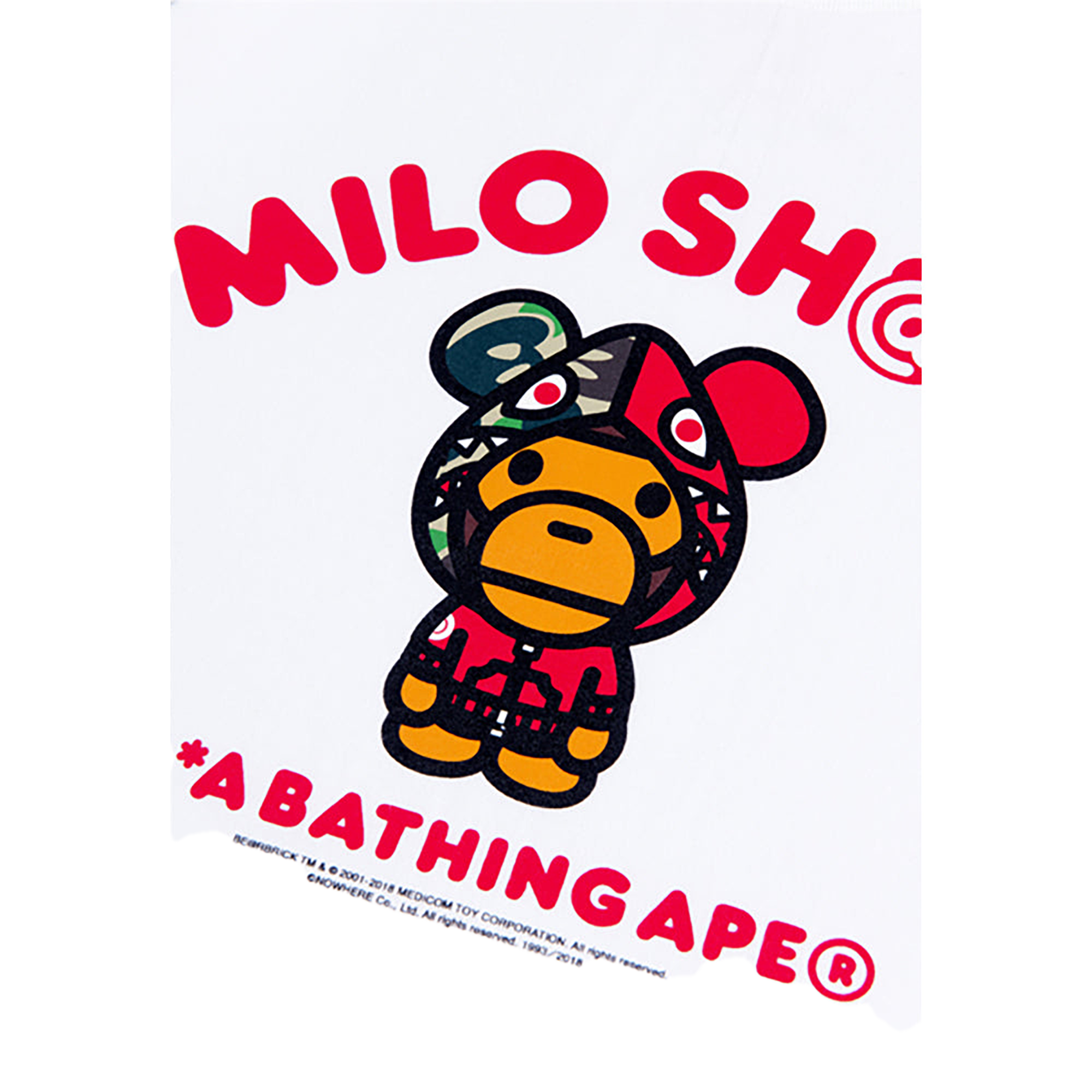 18MLE-BE@RTEE BAPE(R) BABY MILO(R) SH@RK 2018