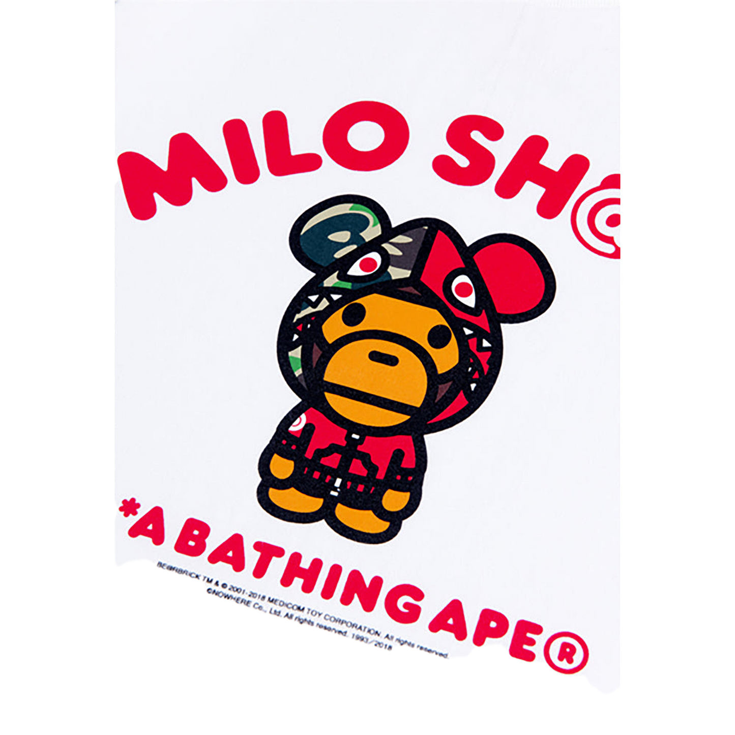 18MLE-BE@RTEE BAPE(R) BABY MILO(R) SH@RK 2018
