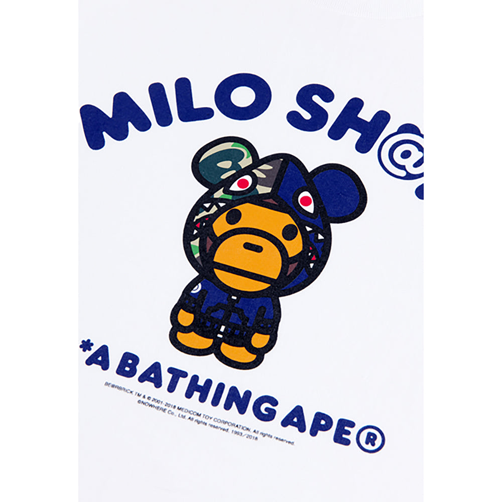 18MLE-BE@RTEE BAPE(R) BABY MILO(R) SH@RK 2018