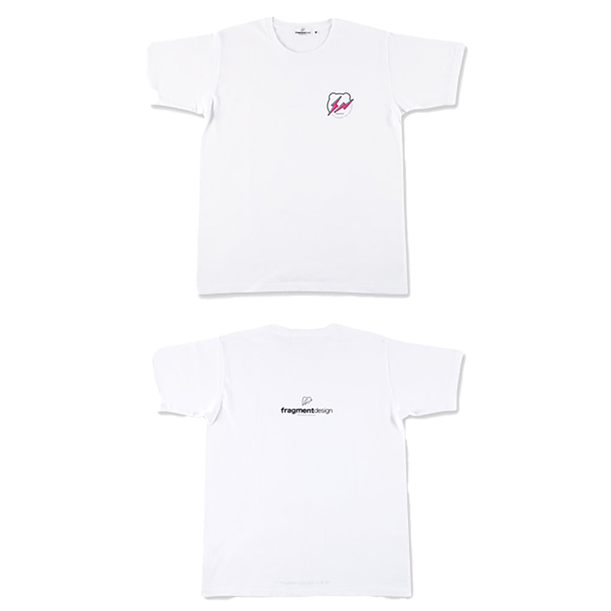BE@RTEE fragmentdesign-VINTAGE CUSTOM 2 (WHITE×PINK)