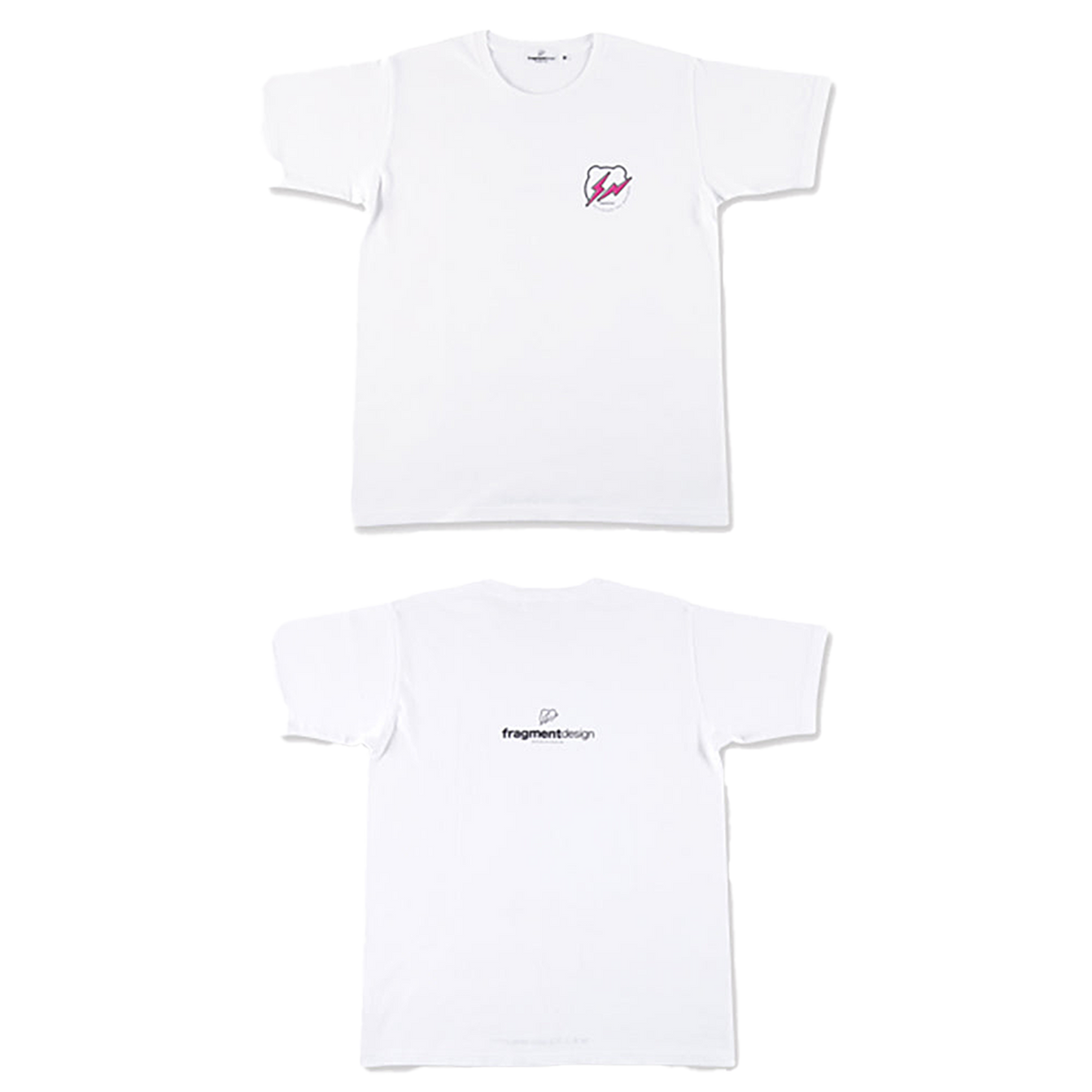 BE@RTEE fragmentdesign-VINTAGE CUSTOM 2 (WHITE×PINK)
