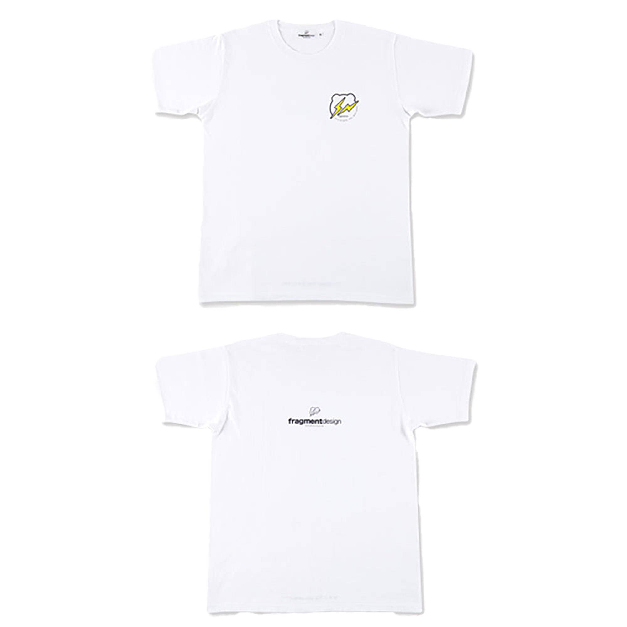 BE@RTEE fragmentdesign-VINTAGE CUSTOM 2 (WHITE×YELLOW)
